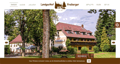 Desktop Screenshot of landgasthof-freiberger.de